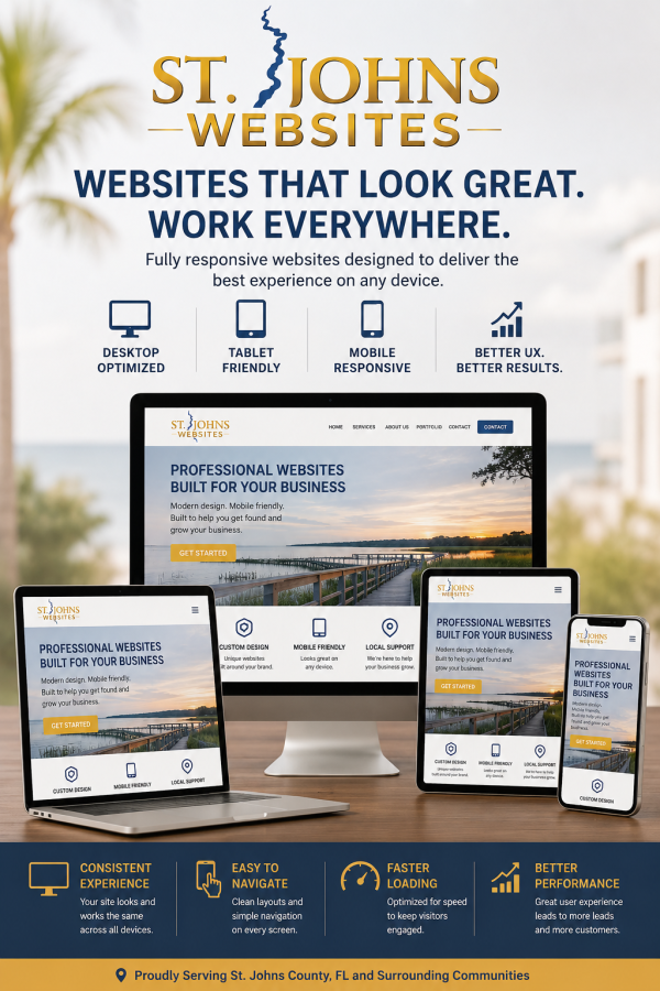 Website Design for St. Johns, FL Businesses