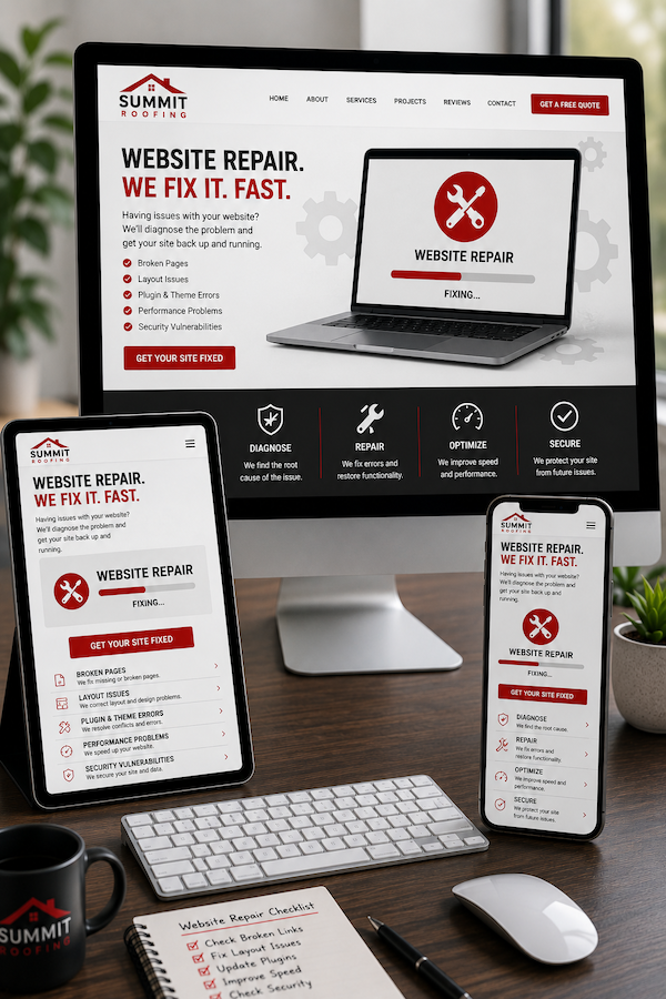 Website Repair Services for St. Johns County FL