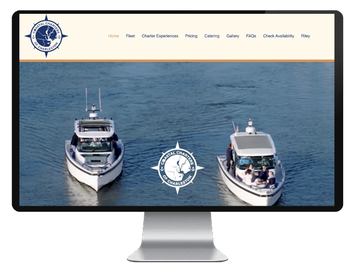Coastal Charters Website Example
